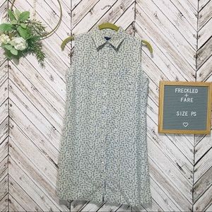 Vintage style daisy print dress